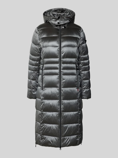 Frieda & Freddies Steppmantel mit Zweiwege-Reißverschluss Modell 'DALIA LONG' Dunkelgrau 2