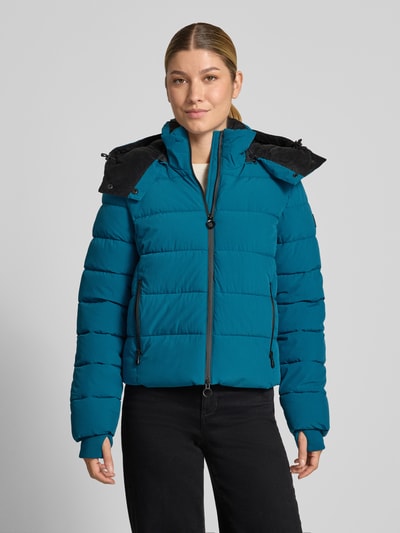 NAUTGÅRD Jacke mit Daumenloch und Kapuze Petrol 4