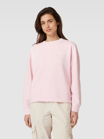 Jake*s Collection Sweatshirt mit Statement-Print Rosa 4