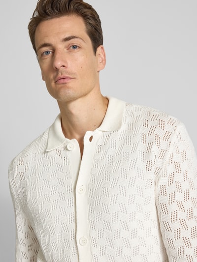 MCNEAL Strickjacke mit Knopfleiste Ecru 3