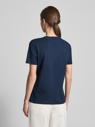 Tommy Hilfiger T-Shirt mit Label-Print Marine 5