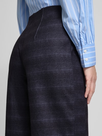 Christian Berg Woman Wide leg broek met elastische band Donkerblauw - 3