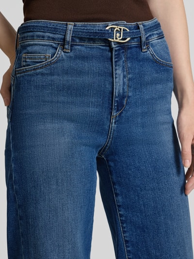 Liu Jo White Flared jeans in 5-pocketmodel Donkerblauw - 3