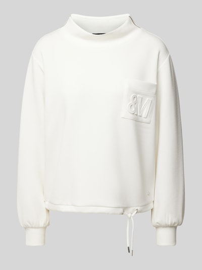 monari Sweatshirt mit Stehkragen Offwhite 1