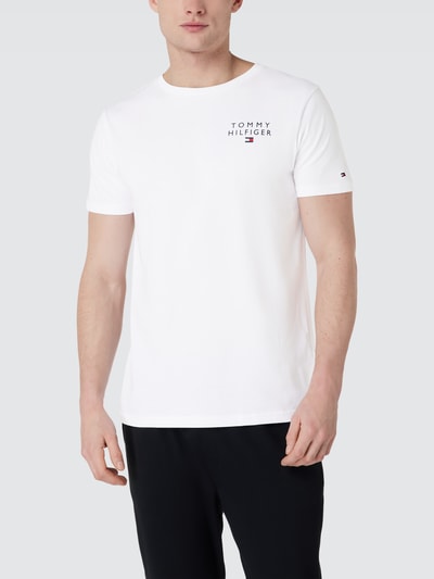 Tommy Hilfiger T-Shirt mit Logo-Stitching Weiss 4