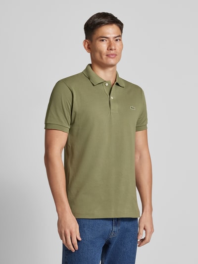 Lacoste Regular Fit Poloshirt mit Label-Patch Modell 'CORE PIQUE' Oliv 4