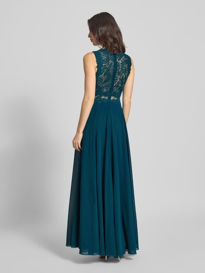 Mascara Sukienka wieczorowa z okrągłym dekoltem Zielony 5