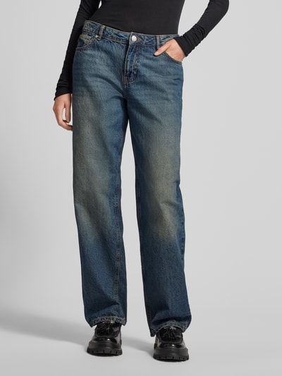 Review Straight Leg Jeans im 5-Pocket-Design Dunkelblau 4