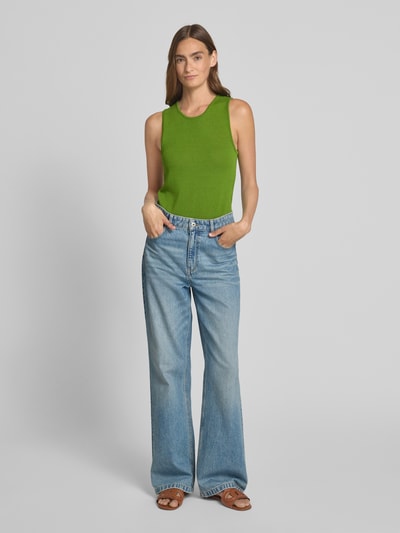 Selected Femme Loose Fit Top aus Viskose-Mix Modell 'MOON' Grass 1