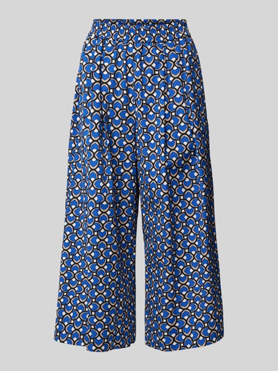 Weekend Max Mara Wide leg stoffen broek met platte plooien, model 'VIRGIN' Donkerblauw - 2