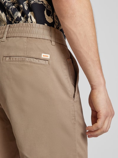 BOSS Orange Bermudas mit elastischem Bund Beige 3