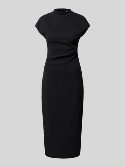 GUIDO MARIA KRETSCHMER WOMAN Midikleid mit Stehkragen Modell 'Dominique' Dunkelgrau Melange 2