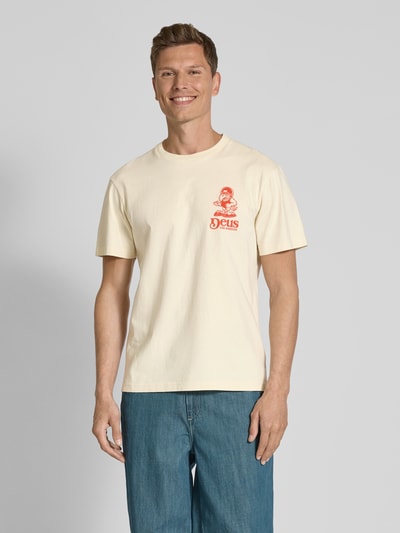 DEUS EX MACHINA T-Shirt mit Label-Print Modell 'Raptor' Offwhite 4