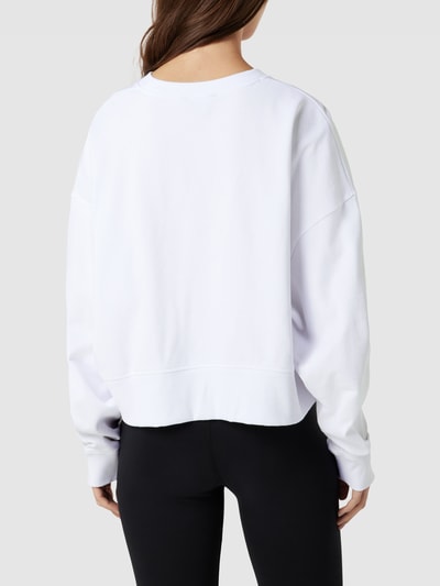 DKNY PERFORMANCE Oversized Sweatshirt mit Logo-Stitching Modell 'BALANCE' Weiss 5