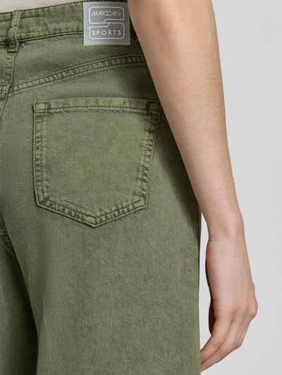 Marc Cain Wide Fit Jeans mit Lyocell-Anteil im 5-Pocket-Design Oliv 3