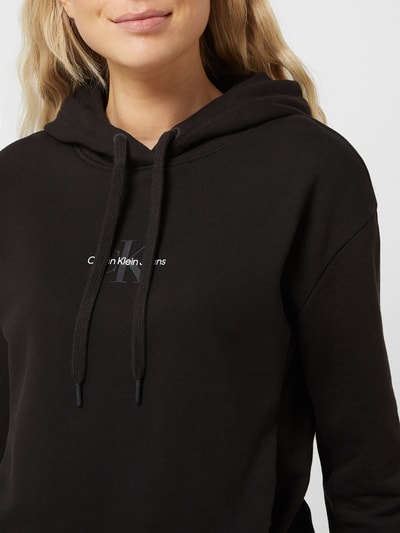 Calvin Klein Jeans Hoodie mit Logo-Print  Black 3