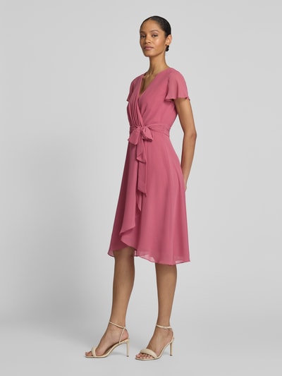 Christian Berg Cocktail Sukienka koktajlowa z zakładką Brudnoróżowy melanż 1