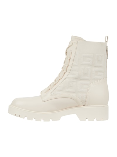 Guess Boots mit Logo-Muster Modell 'Razieli'  Offwhite 3