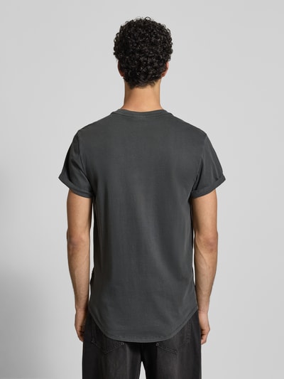 G-Star RAW T-shirt o kroju regular fit z nadrukiem z logo Model 'Lash' Czarny 5