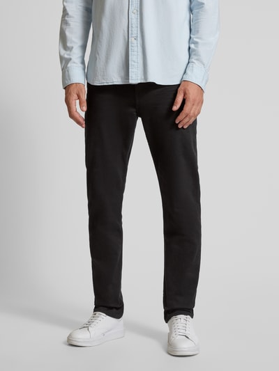 Tommy Hilfiger Straight fit jeans van katoenmix Zwart - 4