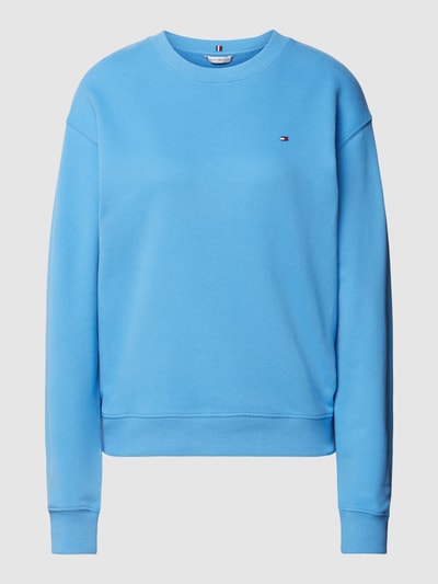 Tommy Hilfiger Sweatshirt met logostitching Bleu - 2