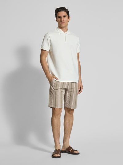 MCNEAL Korte regular fit broek met achterzak Lindegroen - 1