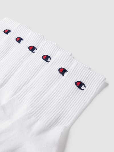 CHAMPION Socken mit Logo-Stitching im 6er-Pack Weiss 2