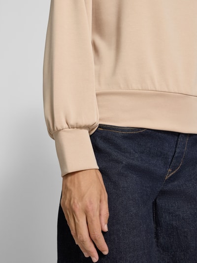 OPUS Sweatshirt mit Stehkragen Modell 'Gablina' Beige 3