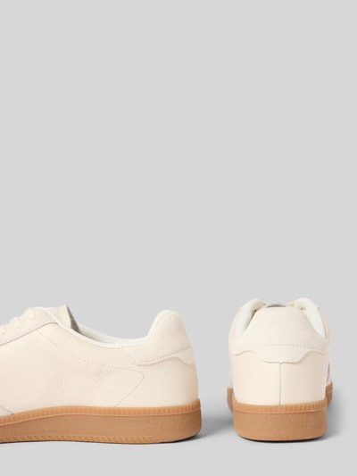 Selected Homme Low Top Sneaker aus echtem Rindsleder Modell 'FINLEY' Weiss 2