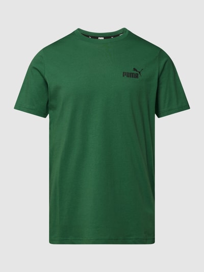 PUMA PERFORMANCE T-Shirt mit Label-Detail Modell 'Small Logo' Gruen 2