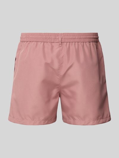 PAUL SMITH Badehose mit Label-Patch Modell 'ZEBRA' Altrosa 3