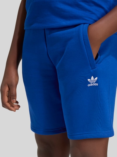 adidas Originals regular fit bermuda met logodetail Koningsblauw - 3