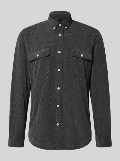 camel active Vrijetijdsoverhemd met knoopsluiting Antraciet - 2