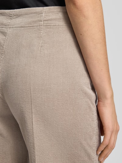 Drykorn Spodnie materiałowe o szerokim kroju z imitacji sztruksu model ‘Before’ Piaskowy 3