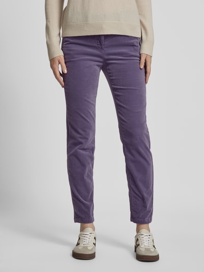 Luisa Cerano Regular fit jeans in 5-pocketmodel Mauve - 4