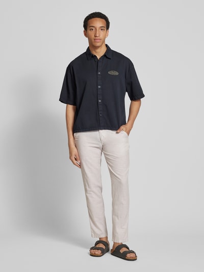 Jack & Jones Tapered fit chino met steekzakken, model 'STACE' Offwhite gemêleerd - 1