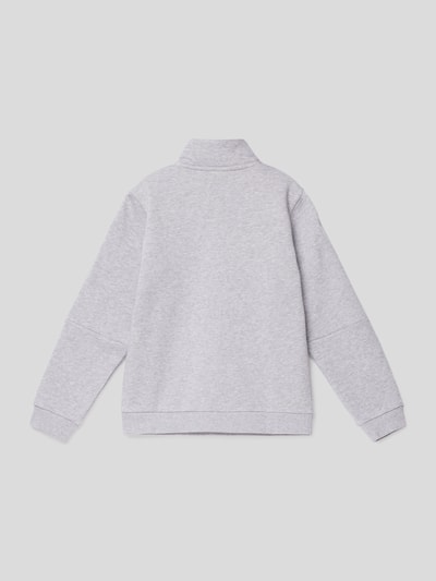 Lacoste Sweatshirt met labeldetails Middengrijs gemêleerd - 3