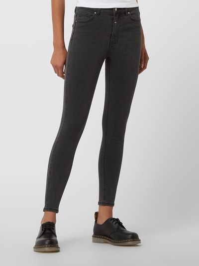 YOUNG POETS SOCIETY Super slim fit jeans met lyocell, model 'Ania' Zwart - 4