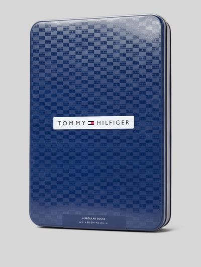 Tommy Hilfiger Skarpety z mieszanki bawełny w zestawie 6 szt. Czarny 3