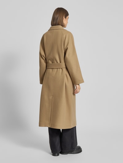 Pegador Mantel mit Reverskragen und Bindegürtel Modell 'VALENCIA' Beige 5
