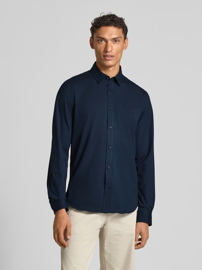 Matinique Slim Fit Freizeithemd mit Kentkragen Modell 'trostol' Marine 4