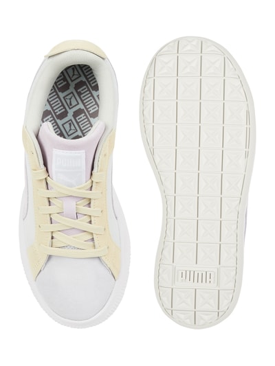 Puma Sneaker aus Leder Modell 'Mayu' Pastellgelb 4