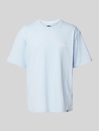 Dickies T-Shirt mit Label-Print Modell 'COMPANION SCRIPT' Hellblau 2