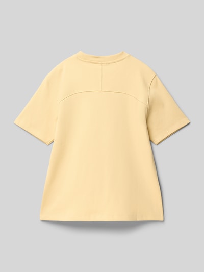 Garcia T-Shirt mit Label-Print Senf 3