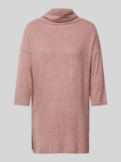 Soyaconcept Shirt met lange mouwen van viscosemix met col, model 'Biara' Rosé gemêleerd - 2