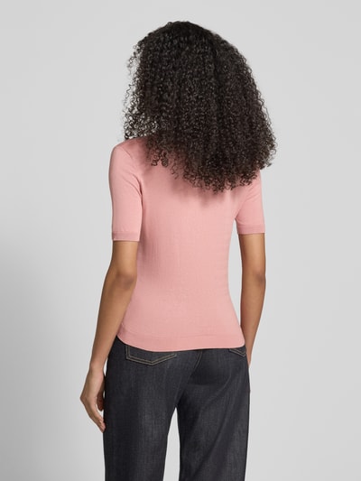 Weekend Max Mara Slim Fit Strickpullover aus Seide-Baumwoll-Mix Modell 'GABARRA' Rosa 5