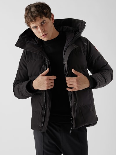 Canada Goose Daunenmantel mit Kapuze black online kaufen