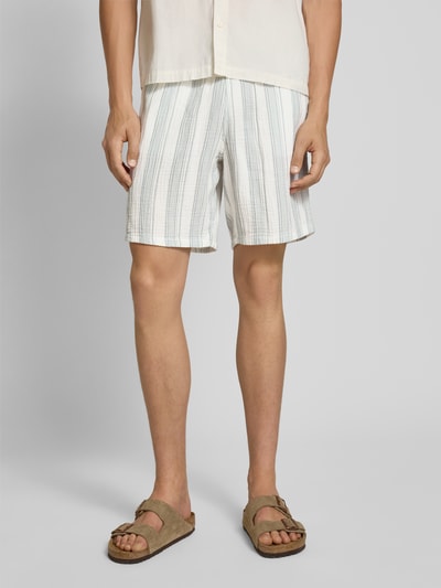 Jack & Jones Regular Fit Shorts mit elastischem Bund Modell 'JAIDEN' Offwhite 4