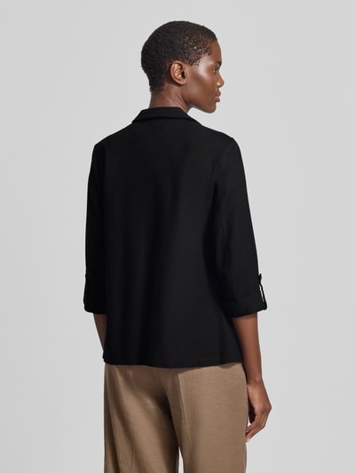 VERO MODA Loose Fit Kurzblazer aus Viskose-Leinen-Mix Modell 'JESMILO' Black 5