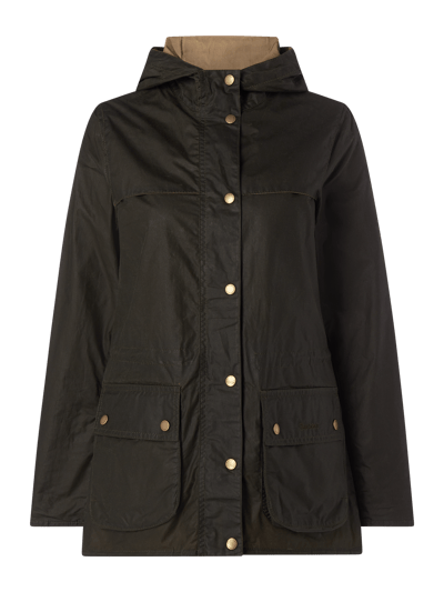 Barbour Jacke mit Kapuze  Oliv 1